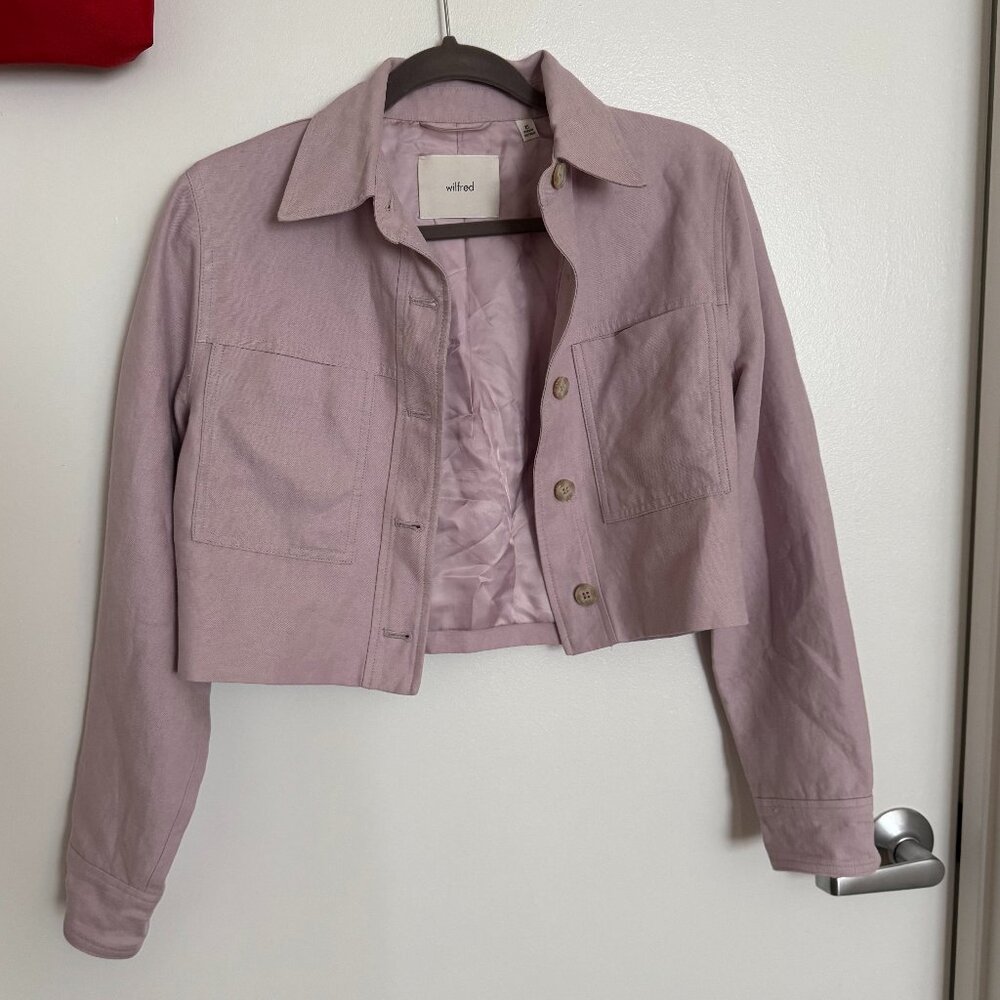 Aritzia Wilfred cropped jacket